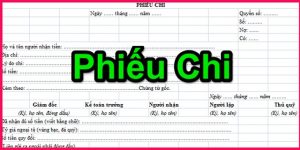 phiếu chi là gì