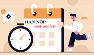 Quy định mức (bậc), thời hạn nộp tờ khai & thuế môn bài 2023