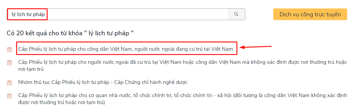 Hồ sơ, thủ tục làm lý lịch tư pháp số 2 online, trực tiếp - MỚI